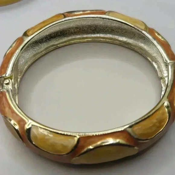 Peach pink bundle 4 necklaces, 2 bracelets, 1 pair earrings some NWT J Crew - Picture 7 of 12